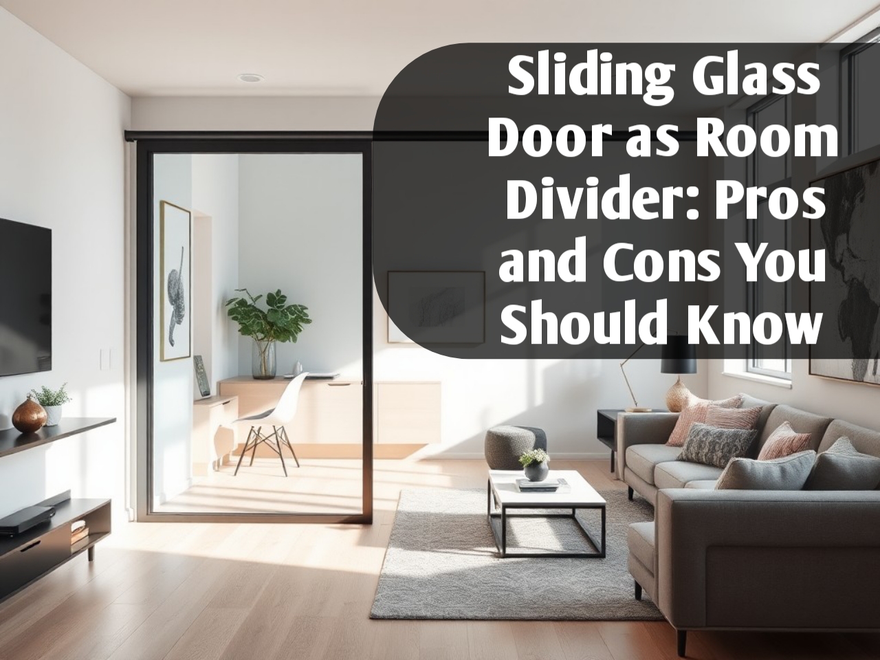 Sliding Glass Door as Room Divider: Pros and Cons You Should Know