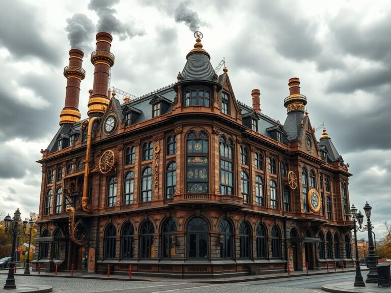 Explore the World of Steampunk Architecture: Where Fantasy Meets Reality